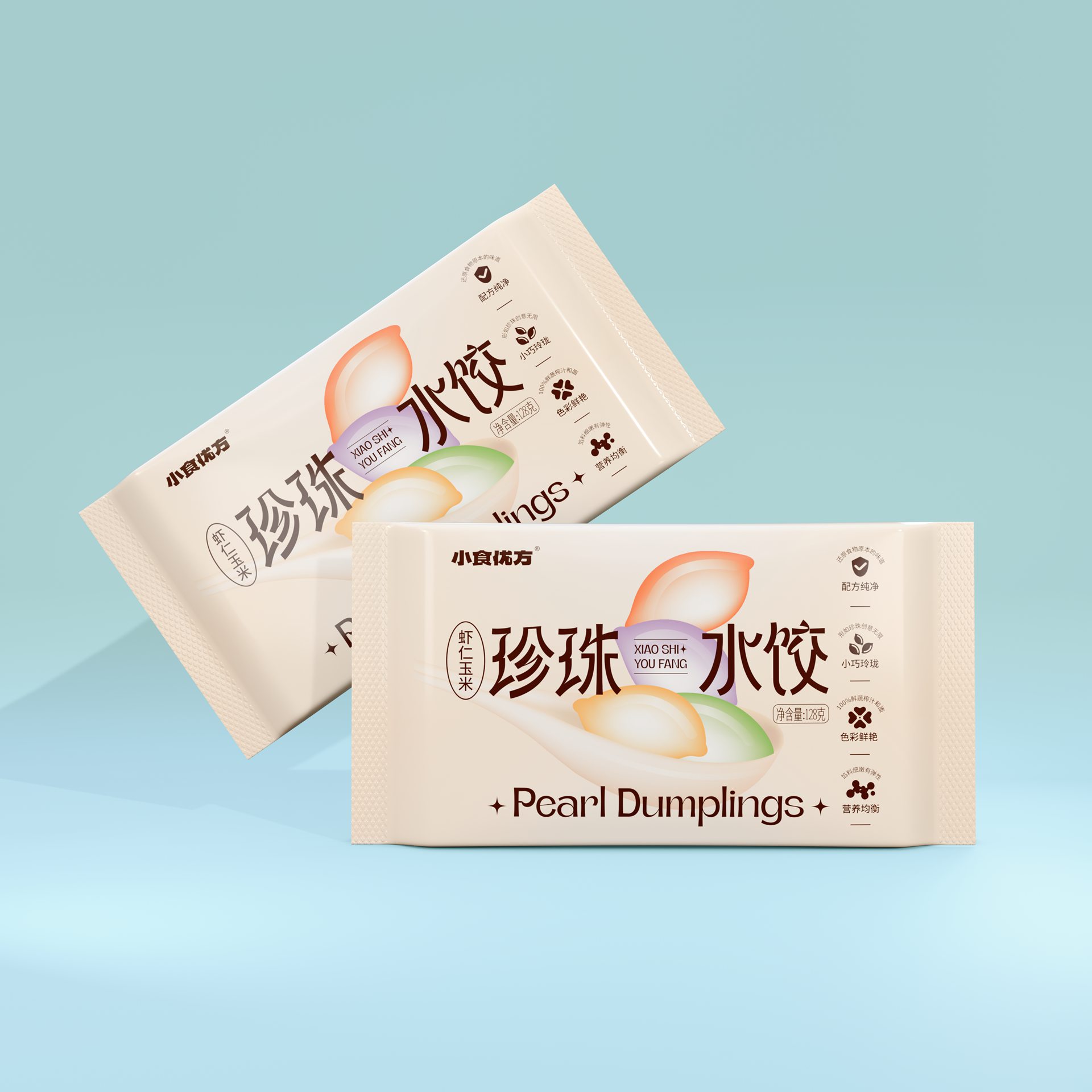 小食优方珍珠水饺规格包装